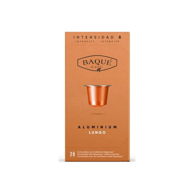 Café Lungo en cápsulas Baque 20 unidades