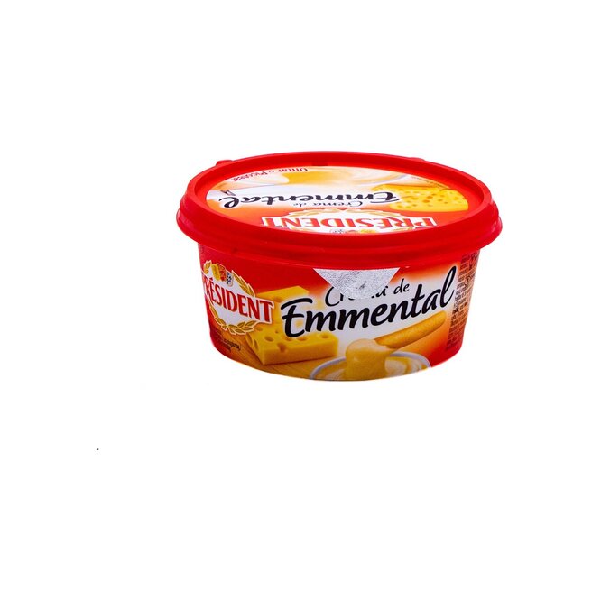 QUESO CREMA EMMENTAL 125GR PRESIDENT POT