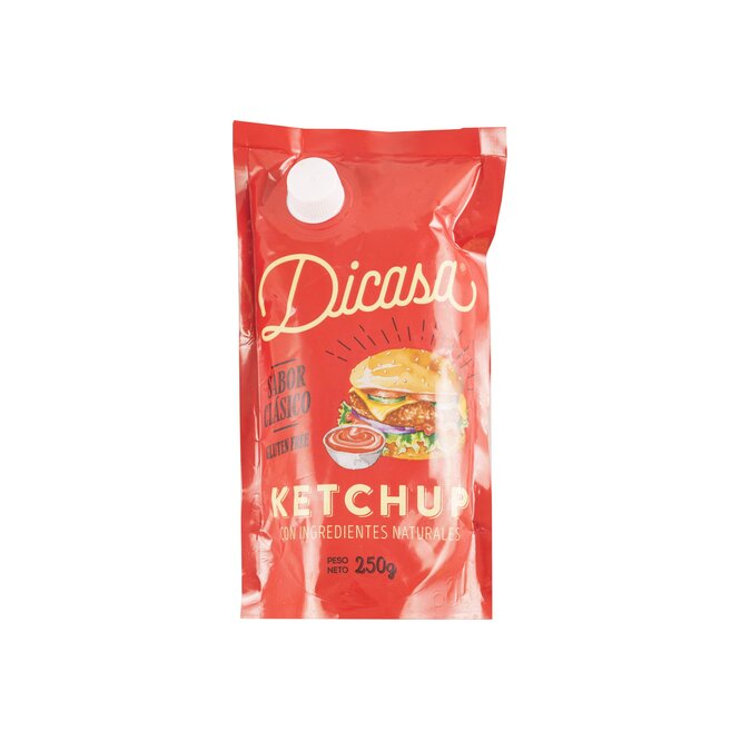 Kétchup paquete Dicasa 250 gramos