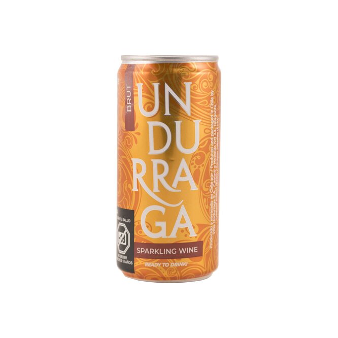 Vino espumante Brut en lata Undurraga 250 ml