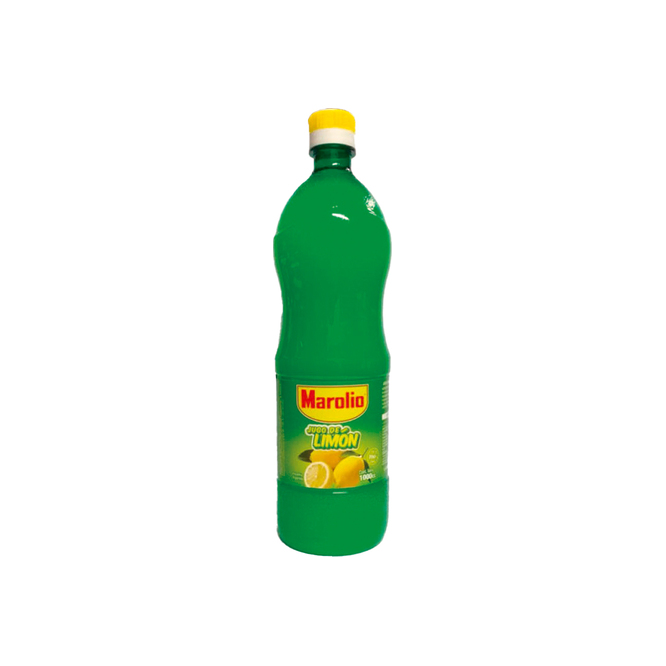 Jugo líquido de limón en botella descartable Marolio 1 litro