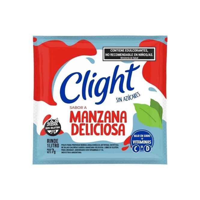 Jugo en polvo de manzana Clight 7 gramos