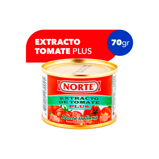 Extracto de tomate plus tubo Norte 70 gramos