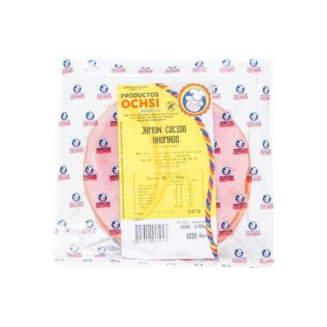 Jamon cocido ahumado envasado Ochsi por kilo