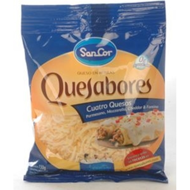 QUESO QUESABORES 4 QUESOS 150GR   SANCOR