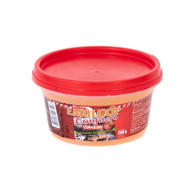Emulsionante confitero para alimentos en pote Emulcop 200 gramos