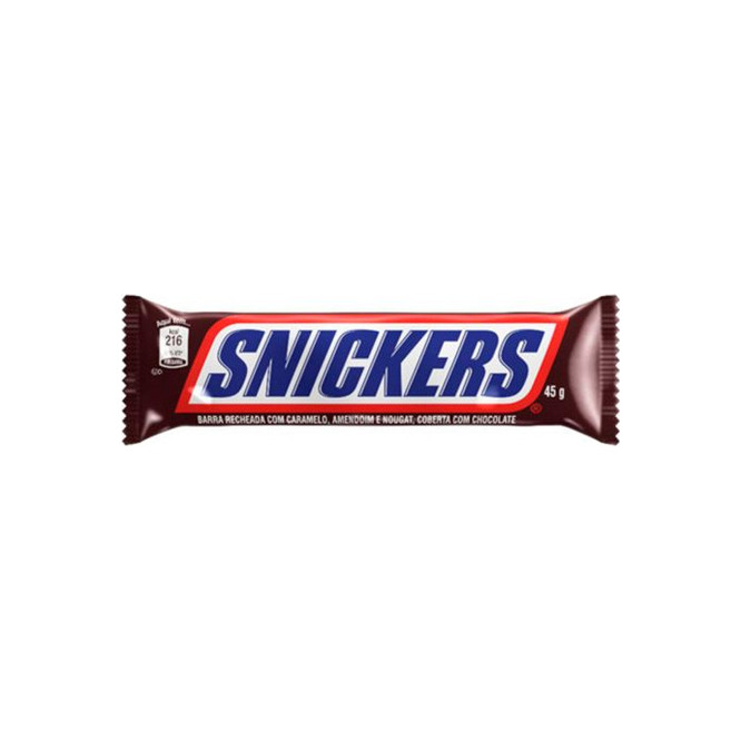 Chocolate en Barra Snickers 45 gramos