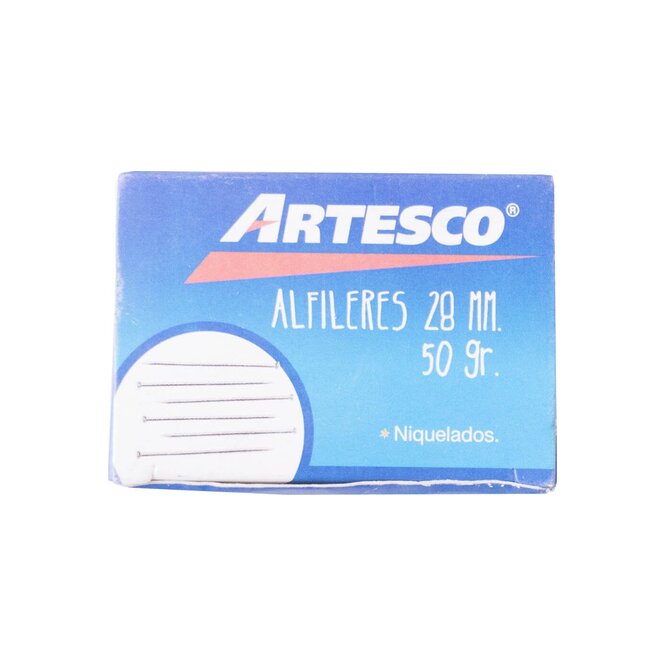 ALFILERES 28 MM 50 GR ARTESCO