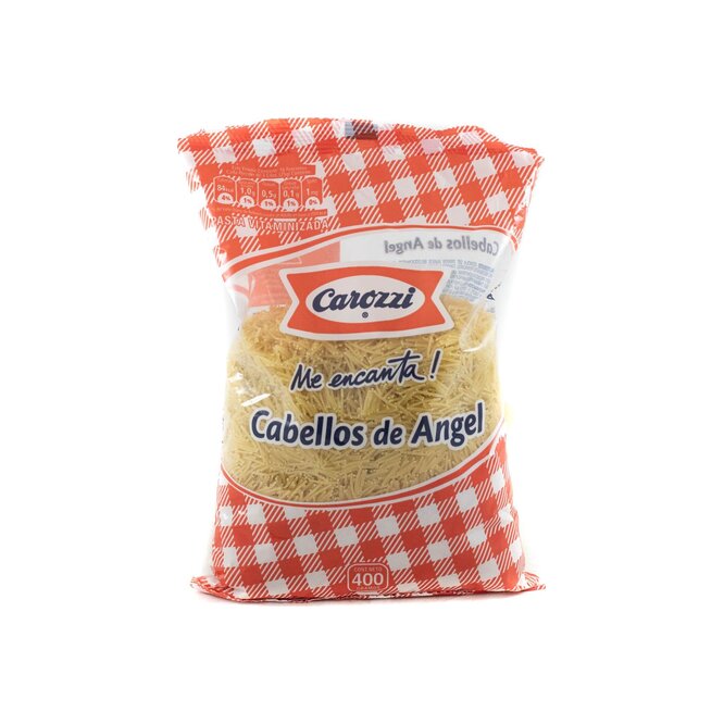 Fideo Cabello de Angel Carozzi en paquete 400 gramos