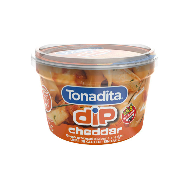Queso cheddar pote Tonadita 190 gramos