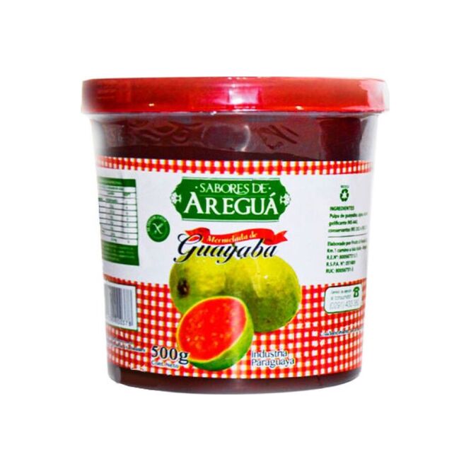 Mermelada de guayaba Sabores de Areguá 500 gramos