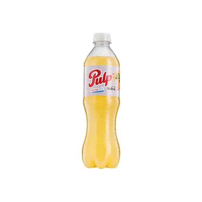 Gaseosa sabor naranja free botella descartable Pulp 500 ml