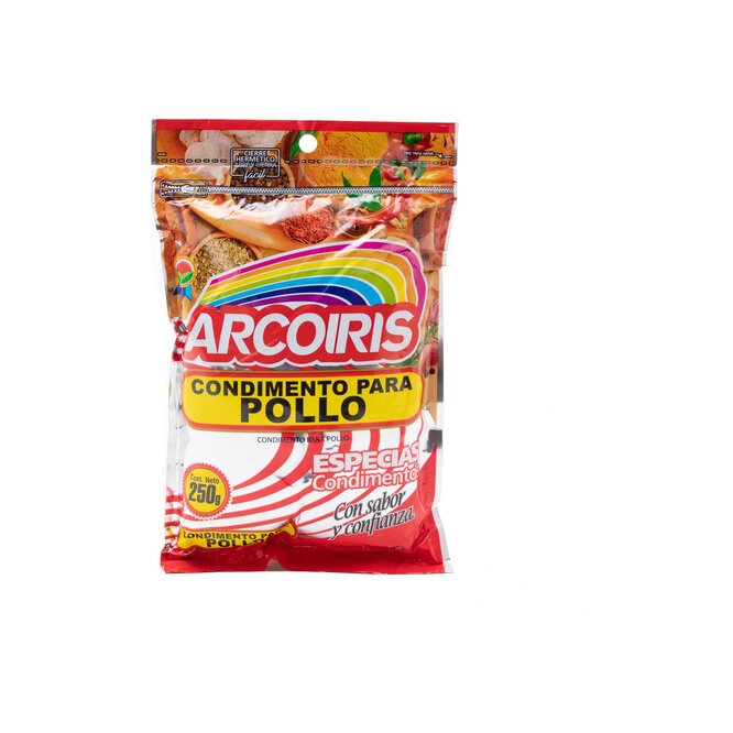 CONDIMENTO PARA POLLO ARCOIRIS 250GR