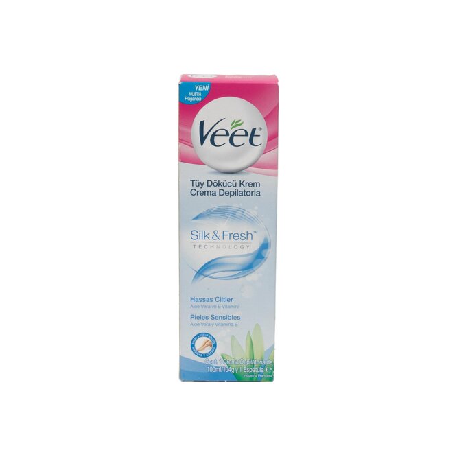 Crema depilatoria para piel sensible Veet 100 ML