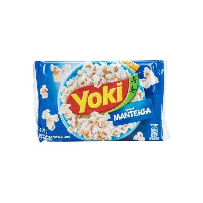 Pororo con manteca para microondas Yoki 100 gramos