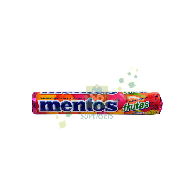 Caramelos masticables sabor frutas Mentos