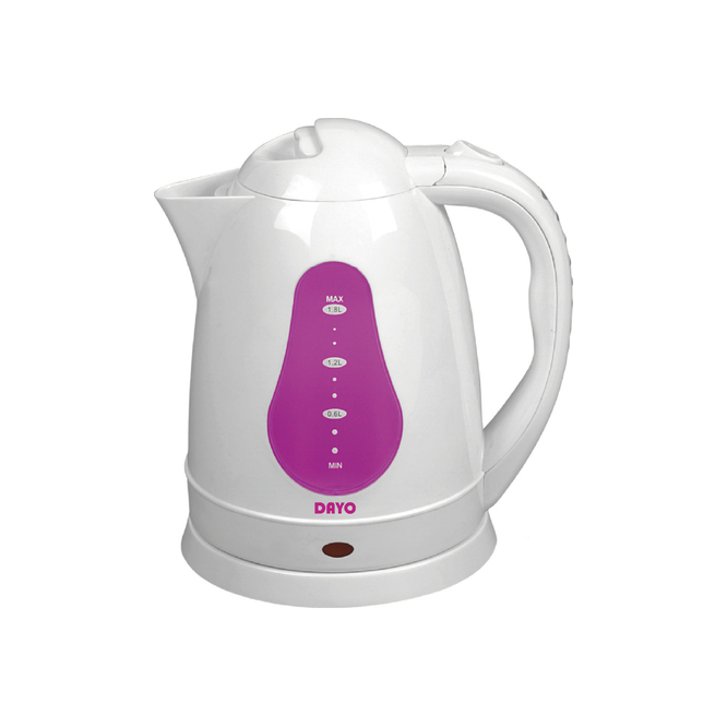 Hervidora eléctrica plástica color lila Dayo 1,8 litros