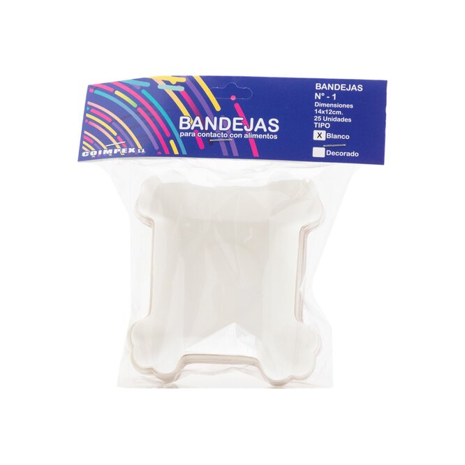 Bandeja para Contacto con Alimentos N°1 Coimpex por unidad
