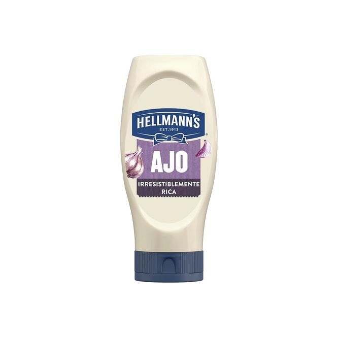 Aderezo de aceite con ajo en frasco Hellmann's 340 gramos