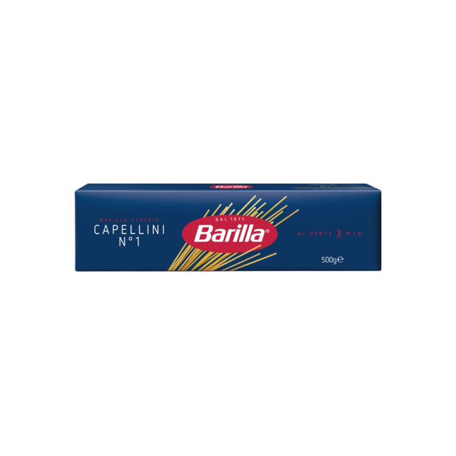 Fideo Capeli en caja Barilla 500 gramos