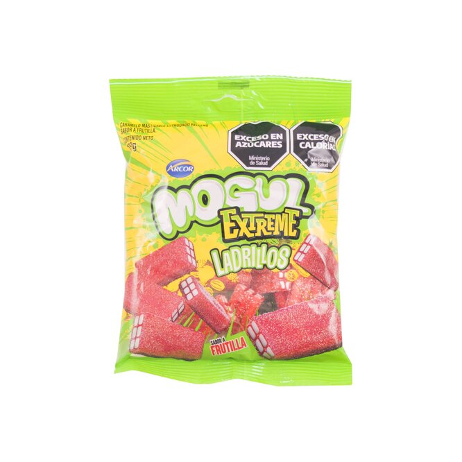 Gomita ladrillos frutilla Mogul 150 gramos