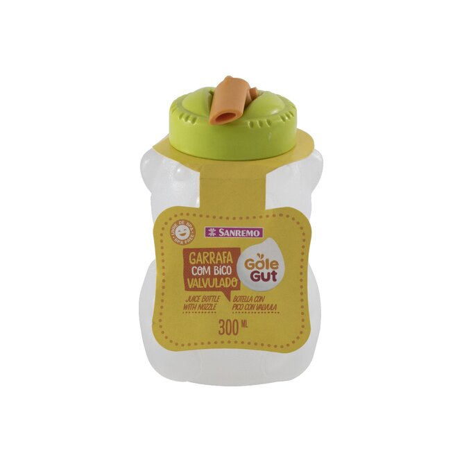 Botella Forma de Osito de Plástico con Pico San Remo 300ml