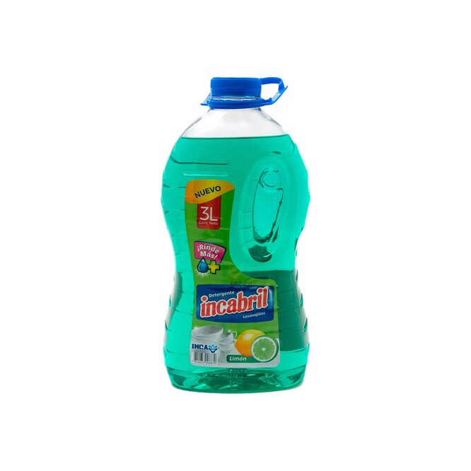 DETERGENTE LAVAVAJILLAS 3LT INCABRIL LIM