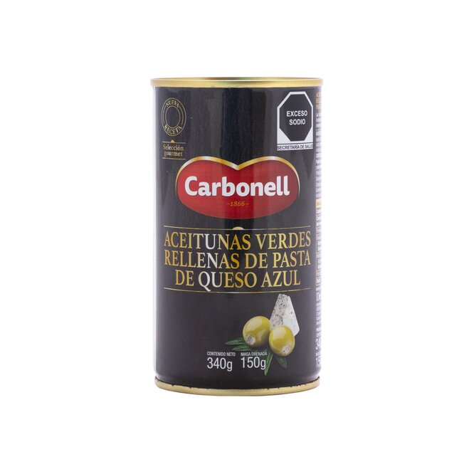ACEITUNAS CARBONELL RELL D/QUES AZUL 340