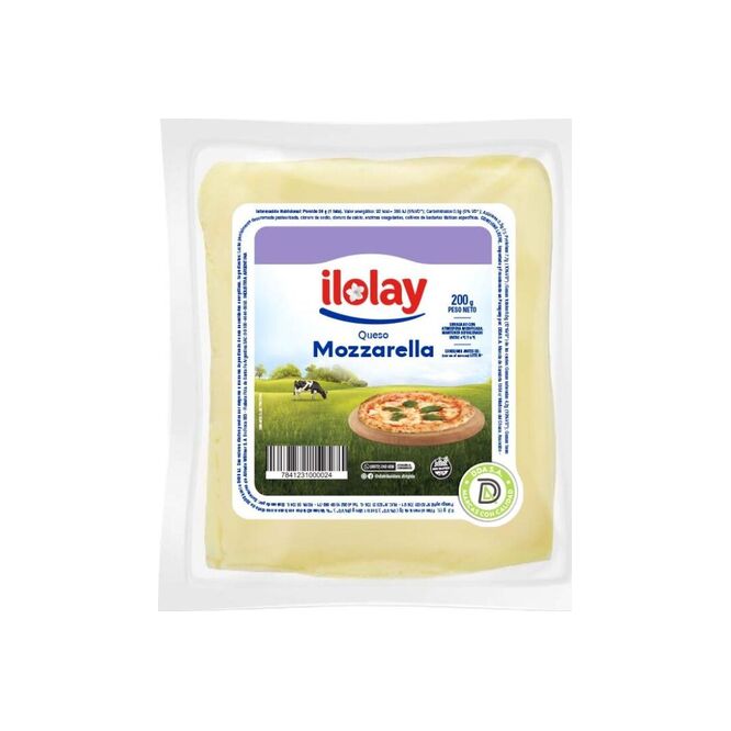 Queso Mozzarella Ilolay 200 gramos