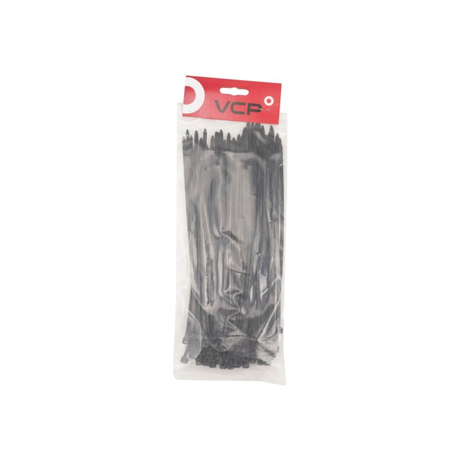 Collarín color negro 5x250 mm en paquete Vcp 100 unidades