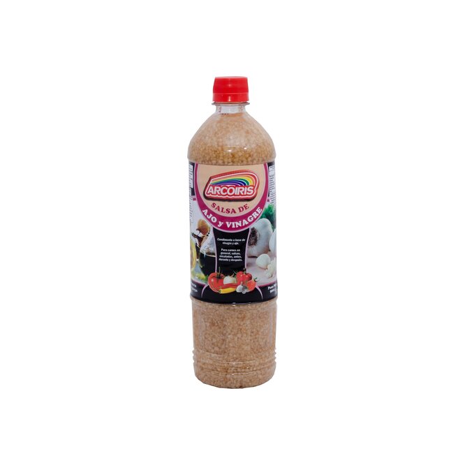 Salsa de ajo y vinagre botella Arcoíris 900 ml