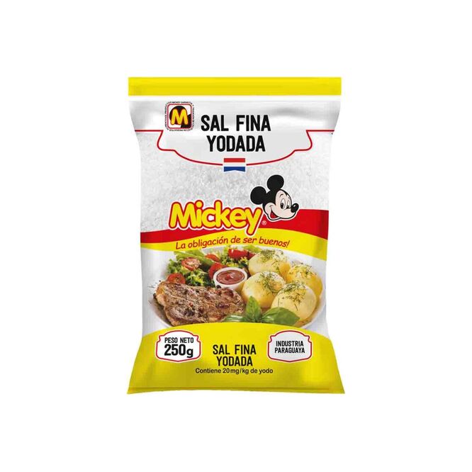 Sal fina Mickey 250 gramos