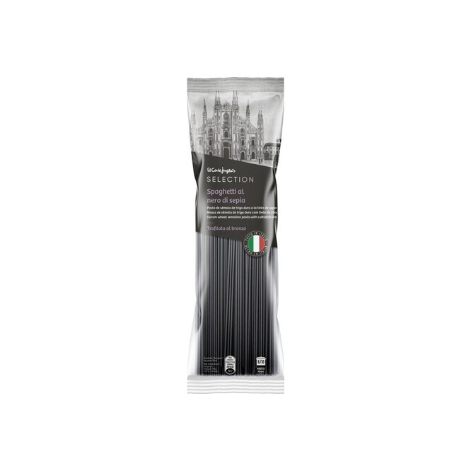 PASTA SPAGUETTINI AL NERO PAQ 500GR ECI