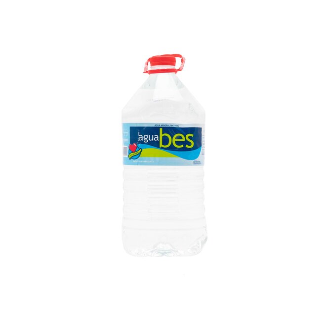 AGUA MINERAL BES NATURAL 6 LT