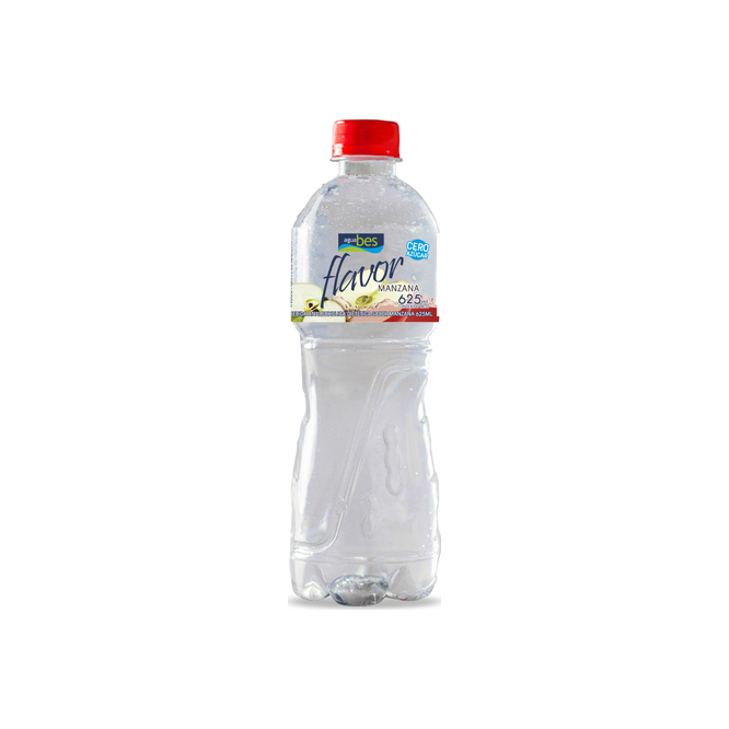 Agua mineral flavor manzana botella Bes 625 ml
