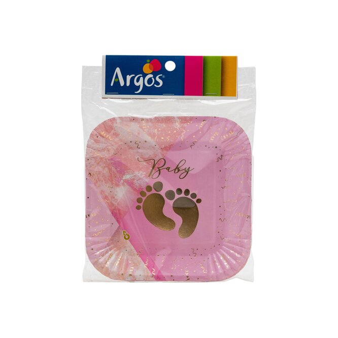 PLATOS DESECHABVARCOLDIS 8 UNID ARGOS