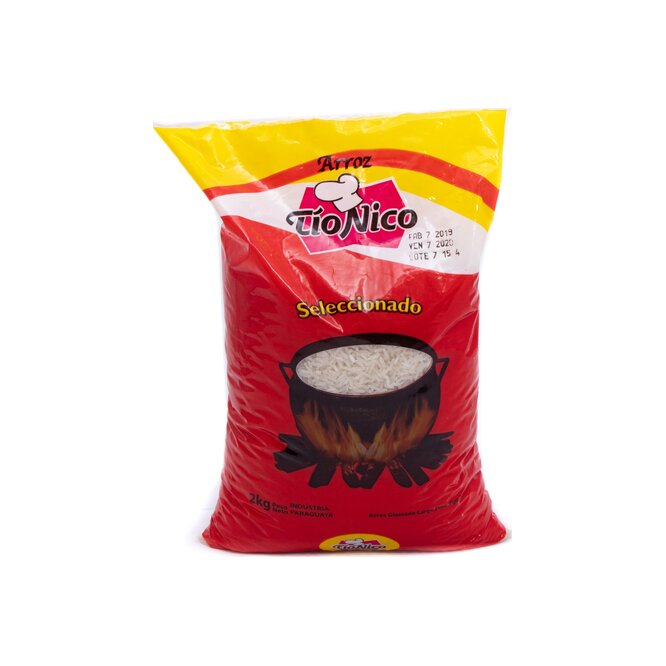 Arroz rojo paquete Tío Nico 2 kilos