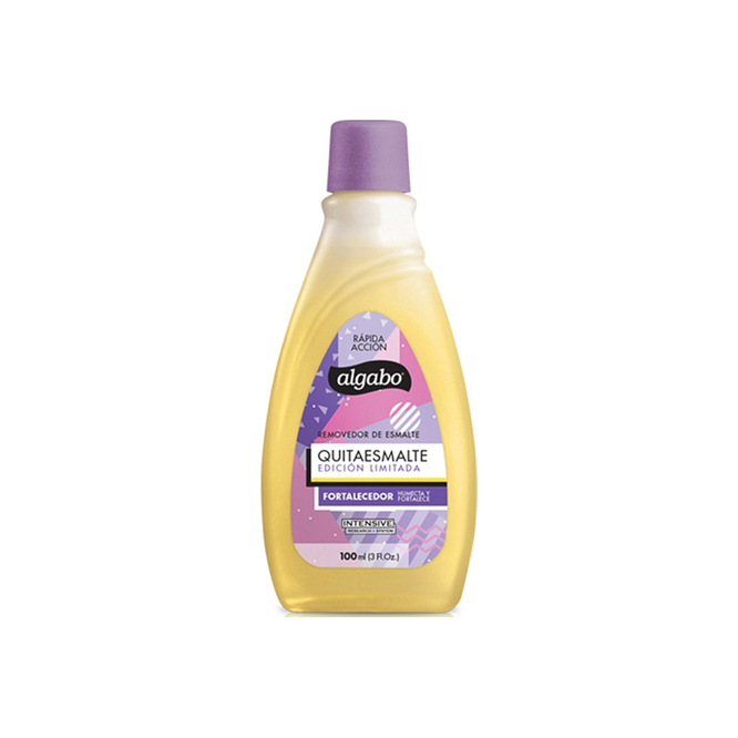 Quitaesmalte fortalecedor Algabo 100 ml