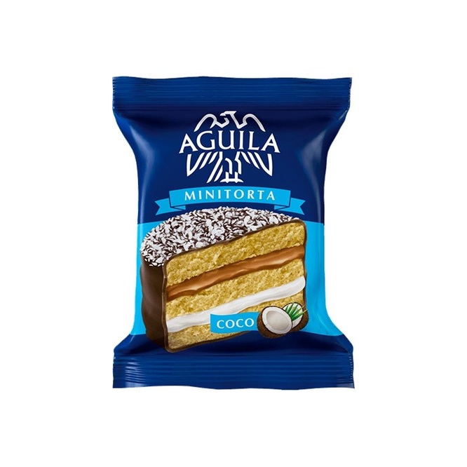 Alfajor minitorta coco Águila 70,5 gramos