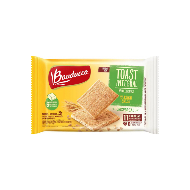 TOSTADA INTEGRAL CLASICA BAUDUCCO 128GR