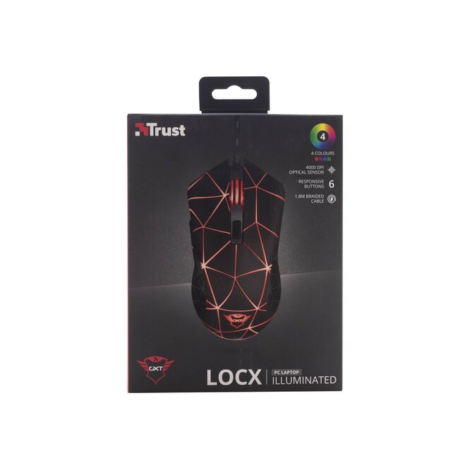 Mouse para Gaming GXT 133 LOCX Trust