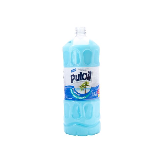 Desodorante de ambiente aroma marino para pisos botella descartable Puloil 1,8 litros