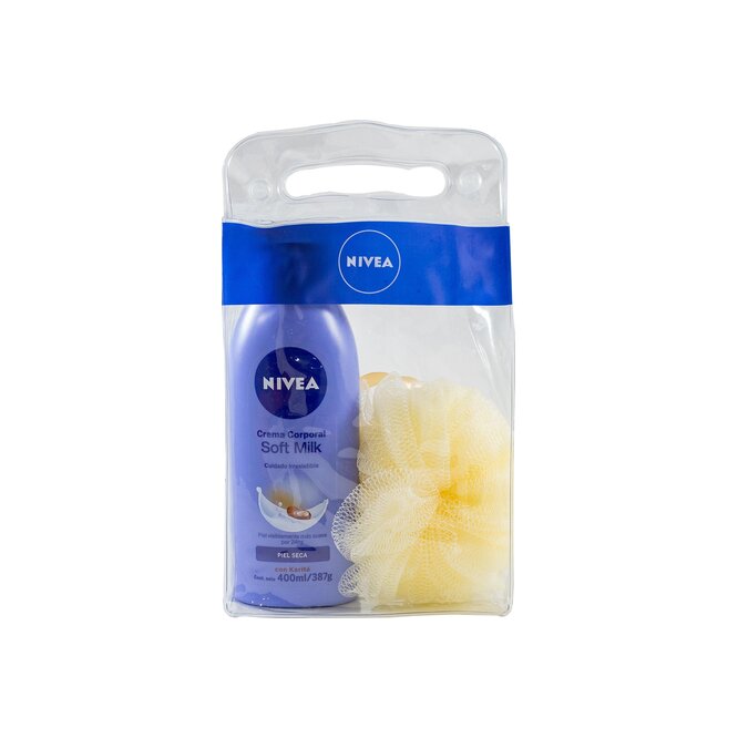 Crema leche corporal suave en frasco Nivea 400 ml