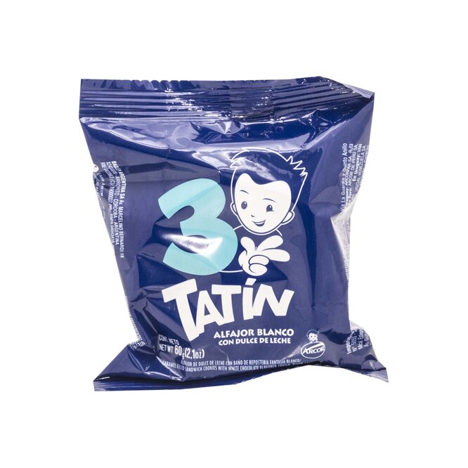 ALFAJOR TATIN TRIPLE BCO 60 GR