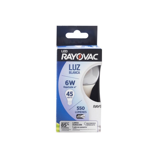 FOCO LED LUZ BLANCA RAYOVAC 6W