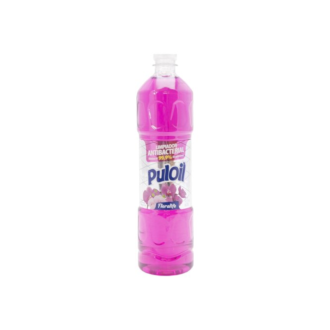 Limpiador desinfectante multisuperficies aroma floralife botella descartable Puloil 900 ml