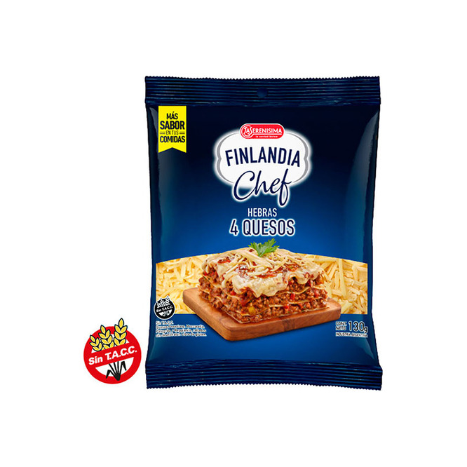 QUESO HEBRAS 4QUESOS LA SERENISIMA 130GR