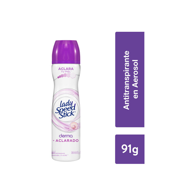 Desodorante spray derma aclarado Lady Speed Stick 91 ml