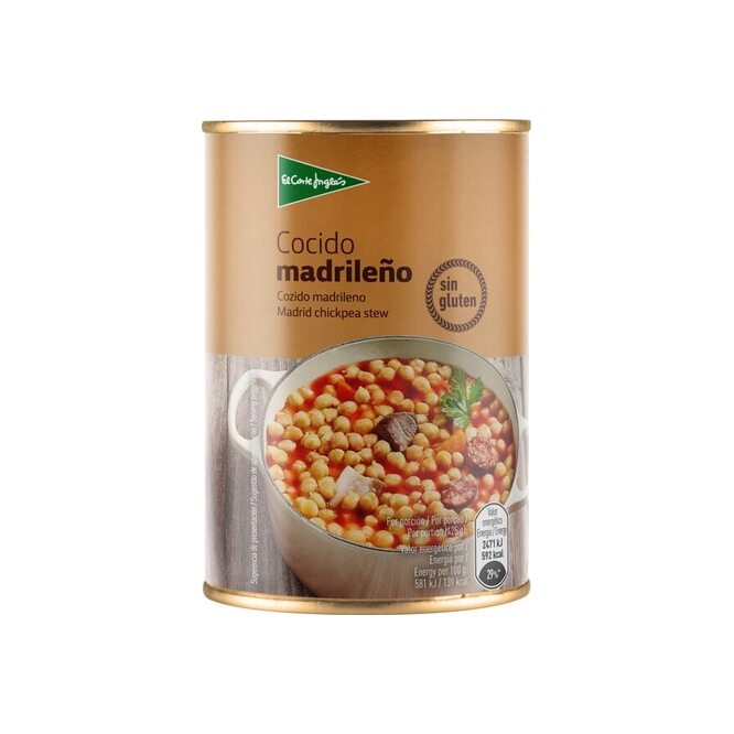 GARBANZO COCIDO MADRILEÑO ECI 425GR