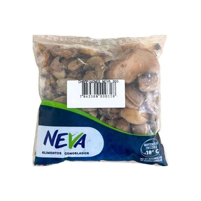 Champiñones congelados paquete Neva 300 gramos